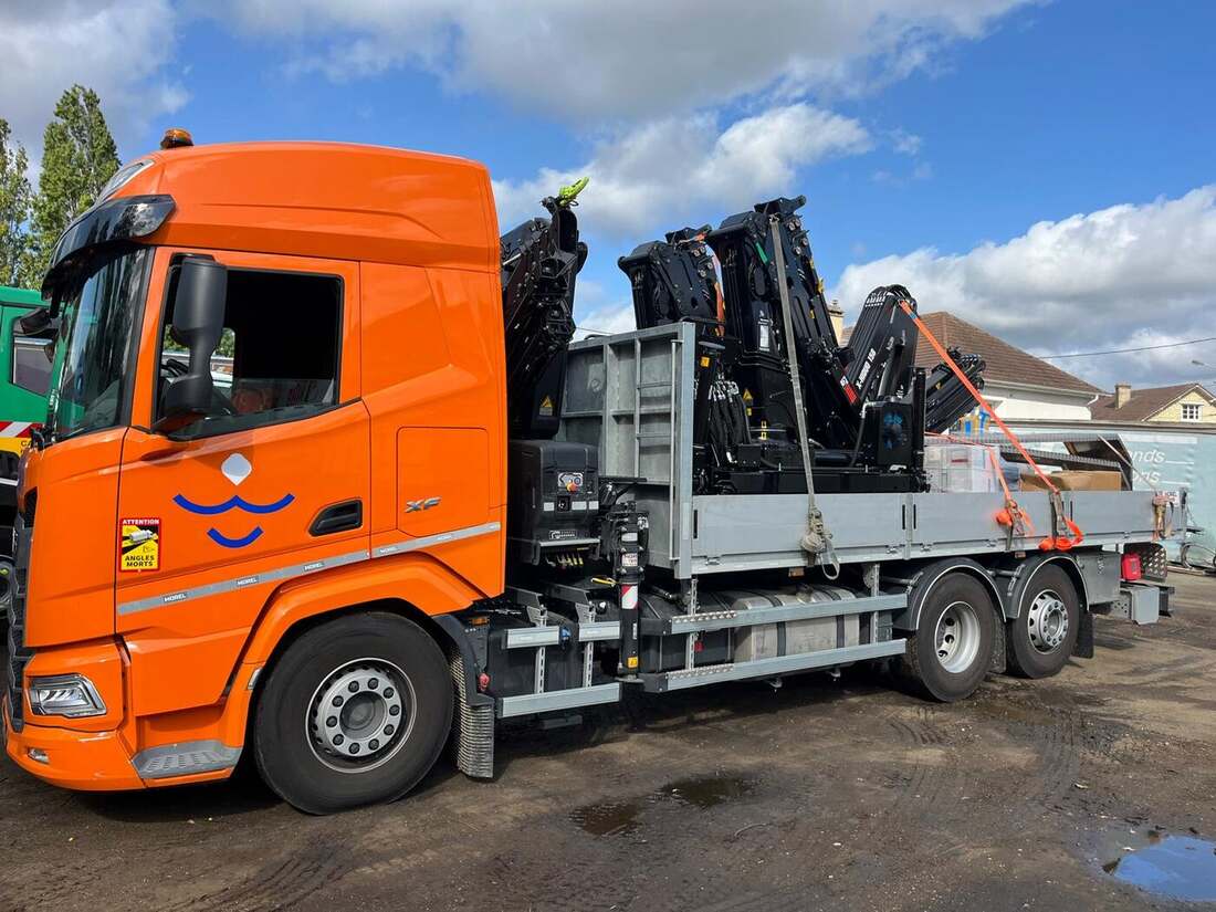 Camion-grue Quokka gabarit 7,5 tonnes